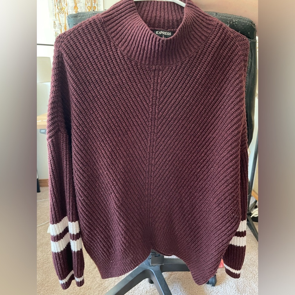 High Neck Knit Sweater